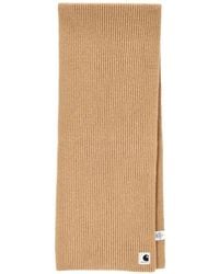 Carhartt - Mira Ribbed-Knit Logo-Patch Scarf - Lyst