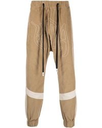 Haculla - Embroidered-Logo Ribbed Drop-Crotch Pants - Lyst