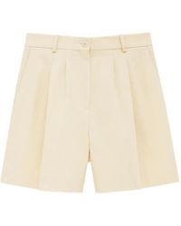 Anine Bing - Brice Pleated Tailored Shorts - Lyst