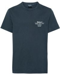 Barbour - Camiseta con logo estampado - Lyst