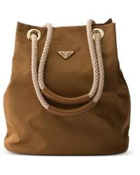 Prada - Mariner Large Re-Nylon Bucket Bag - Lyst