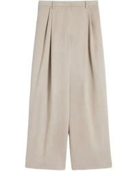 Max Mara - Pleated Wide-Leg Trousers - Lyst