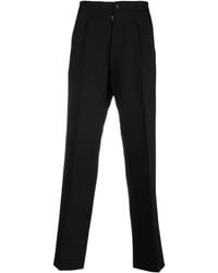 Maison Margiela - Herringbone-Pattern Wool Trousers - Lyst