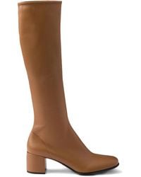 Prada - 60Mm Stretch-Nappa Leather Boots - Lyst