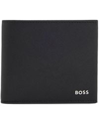 BOSS - Logo-Plaque Bifold Wallet - Lyst