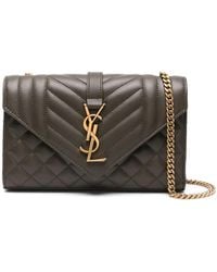 Saint Laurent - Envelop Kleine Schoudertas - Lyst