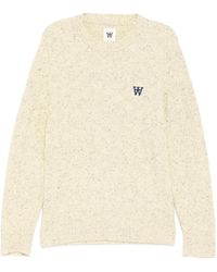 WOOD WOOD - Logo-Embroidered Jumper - Lyst