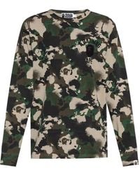 A Bathing Ape - Camouflage-Print T-Shirt - Lyst