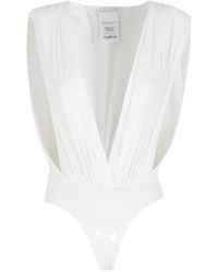 Amazuìn - Nikita ruched cut-out bodysuit - Lyst