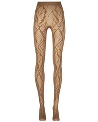 Wolford - Python Net Tights - Lyst