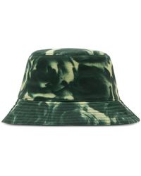 Burberry - Abstract-pattern Print Cotton Bucket Hat - Lyst