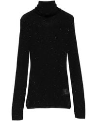 ELEH - Sequin-Embellished Roll-Neck Sweater - Lyst