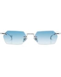 Eyepetizer - Rectangle-Frame Metallic Sunglasses - Lyst