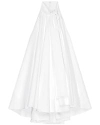 Givenchy - Geplooide Mini-Jurk Met Gestrikte Hals - Lyst
