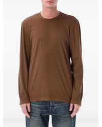 James Perse - Long-Sleeve Crewneck T-Shirt - Lyst