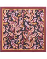 Etro - ペイズリー シルクスカーフ - Lyst