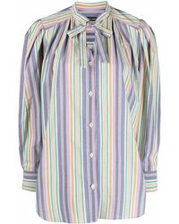 Isabel Marant - Blusa a righe Tiverna multicolore - Lyst
