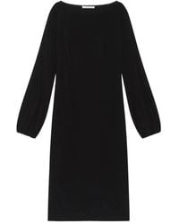 Maliparmi - Abito Midi Con Scollo A Barca - Lyst