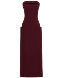 Gemy Maalouf - Strapless Pocket-Detail Dress - Lyst