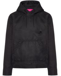 Valentino Garavani - Stud-Detail Padded Hoodie - Lyst