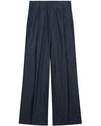 メンズ Dries Van Noten Penning ハイライズ ワイドジーンズ