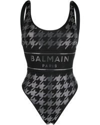 Balmain - Paris Swimsuit - Lyst