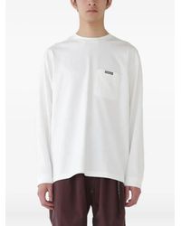 and wander - Chest-Pocket Long-Sleeve T-Shirt - Lyst