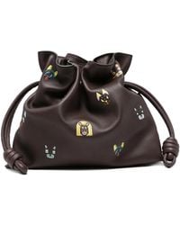 Loewe - Flamenco Leather Medium Clutch - Lyst