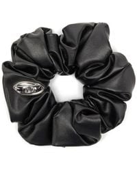 DIESEL - Logo-Plaque Scrunchie - Lyst