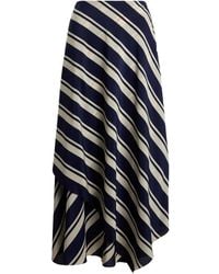 Ralph Lauren - Silk Tilda Striped Maxi Skirt - Lyst