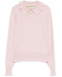 Valentino Garavani - Felpa Con Ruches - Lyst