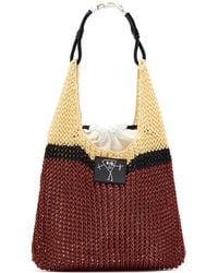 Plan C - Sac À Main En Lin - Lyst