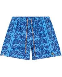 DIESEL - Soccer-41-D-Pop Swim Shorts - Lyst