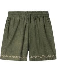 Isabel Marant - Zilan Shorts With Embroidery - Lyst