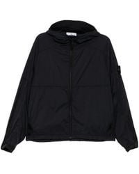 Stone Island - Compass-Patch Hooded Jacket - Lyst
