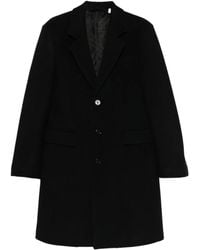 Burberry - Wool Tailored Coat - Lyst
