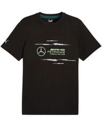 PUMA - X Mercedes Amg Petronas F1 Team Logo-Print T-Shirt - Lyst