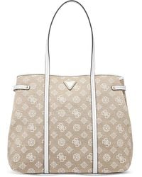 Guess - ロゴプレート ハンドバッグ - Lyst