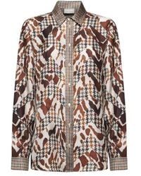 Pierre Louis Mascia - Aloe Silk Shirt - Lyst