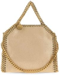 Stella McCartney - Petit Sac Cabas Falabella À Bord En Chaîne - Lyst
