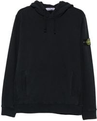 Stone Island - Felpa Cotton Hoodie - Lyst