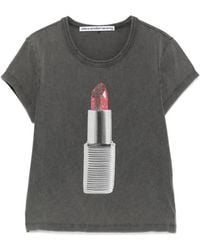 Alexander Wang - Lipstick T-Shirt - Lyst
