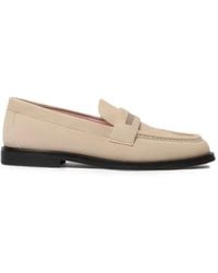 Fabiana Filippi - Bead-Embellished Suede Loafers - Lyst