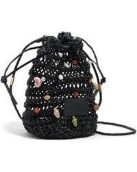Bimba Y Lola - Plaited Leather Mini Bucket Bag - Lyst