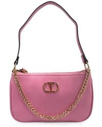 Twinset - Logo-Plaque Shoulder Bag - Lyst