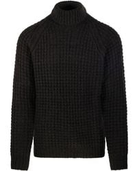 Roberto Collina - ワッフルニット ハイネックセーター - Lyst