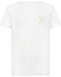 Giuseppe Zanotti - Signature-print Cotton T-shirt - Lyst