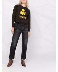 Isabel Marant - High-rise Tapered Jeans - Lyst