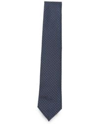 Emporio Armani - Geometric-Pattern Silk Tie - Lyst