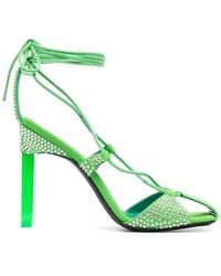 The Attico - Adele Laceup Pump 105Mm - Lyst